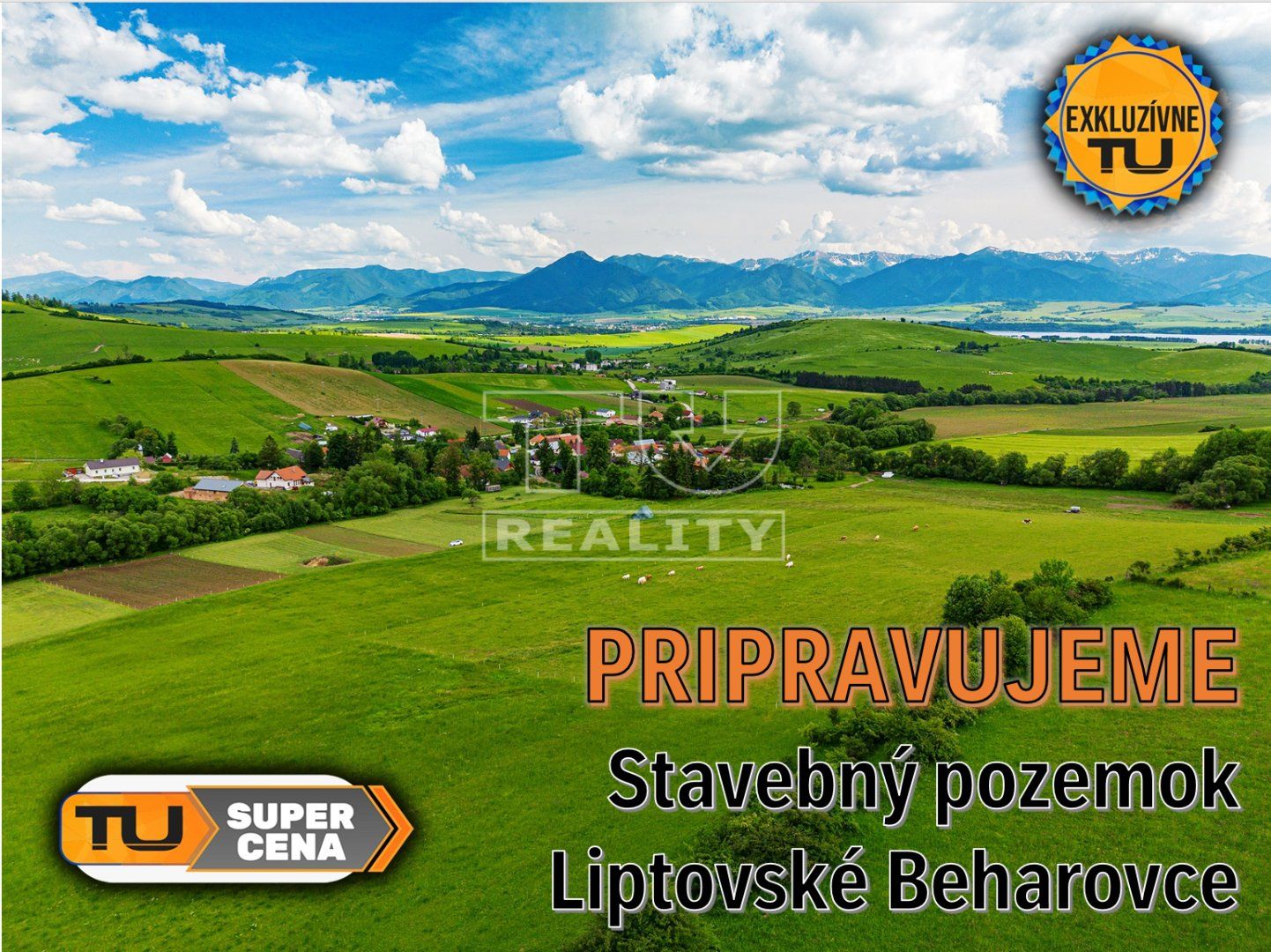 NOVINKA - EXKLUZÍVNE iba v TUreality pripravujem do ponuky STAVEBNÝ POZEMOK /946m2/ v obci Lipt. Beharovce