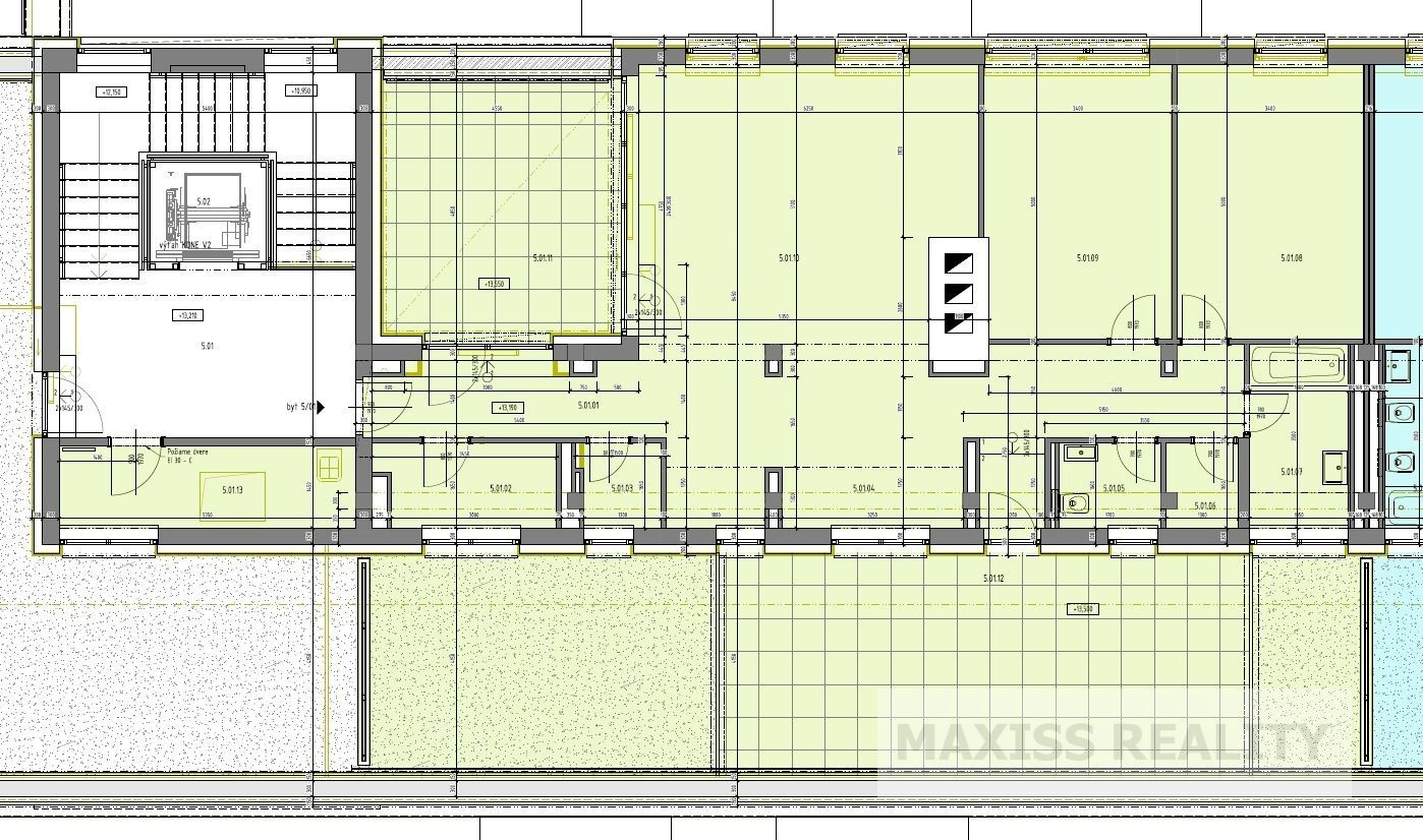 3-izbový strešný, nadštandardný v novostavbe s dvomi terasami, centrum