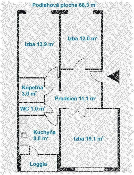 TUreality ponúka pekný klimatizovaný 3i byt v Petržalke, Šintavská ul., 71,8m2.