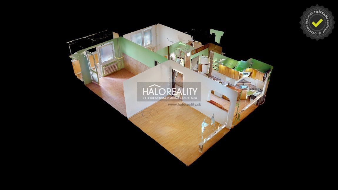 HALO reality - Predaj, trojizbový byt Revúca - EXKLUZÍVNE HALO REALITY