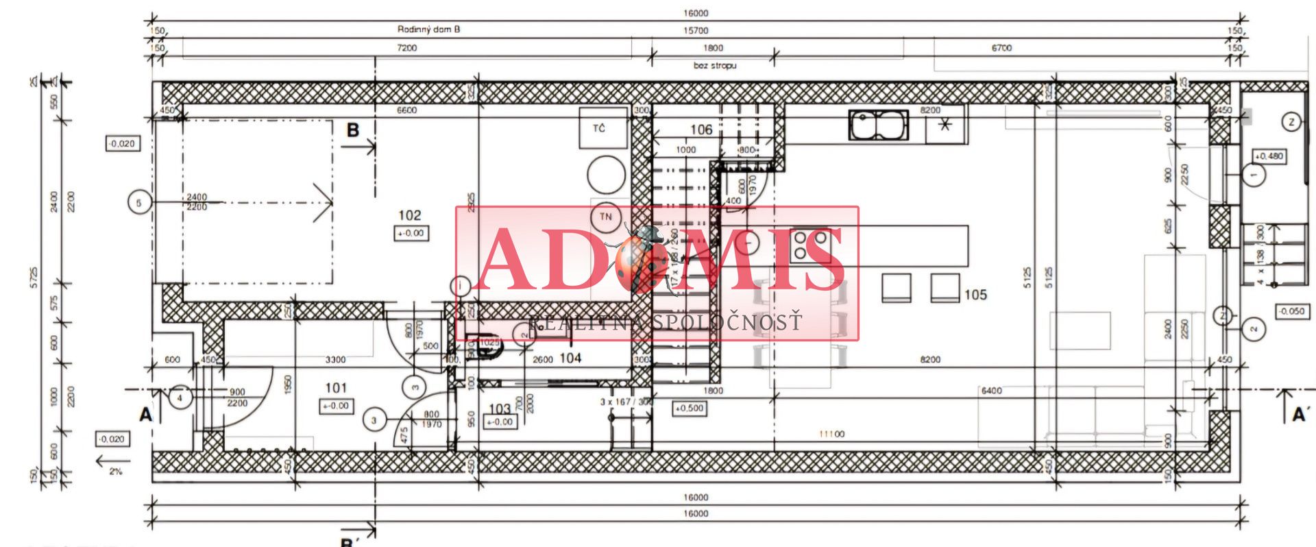 ADOMIS - predáme nadštandardné 4-izb. tehlové rodinné domy 192m2,garáž,3x kúpelňa,3x wc,balkón, terasa, záhrada, Nižná Hutka.