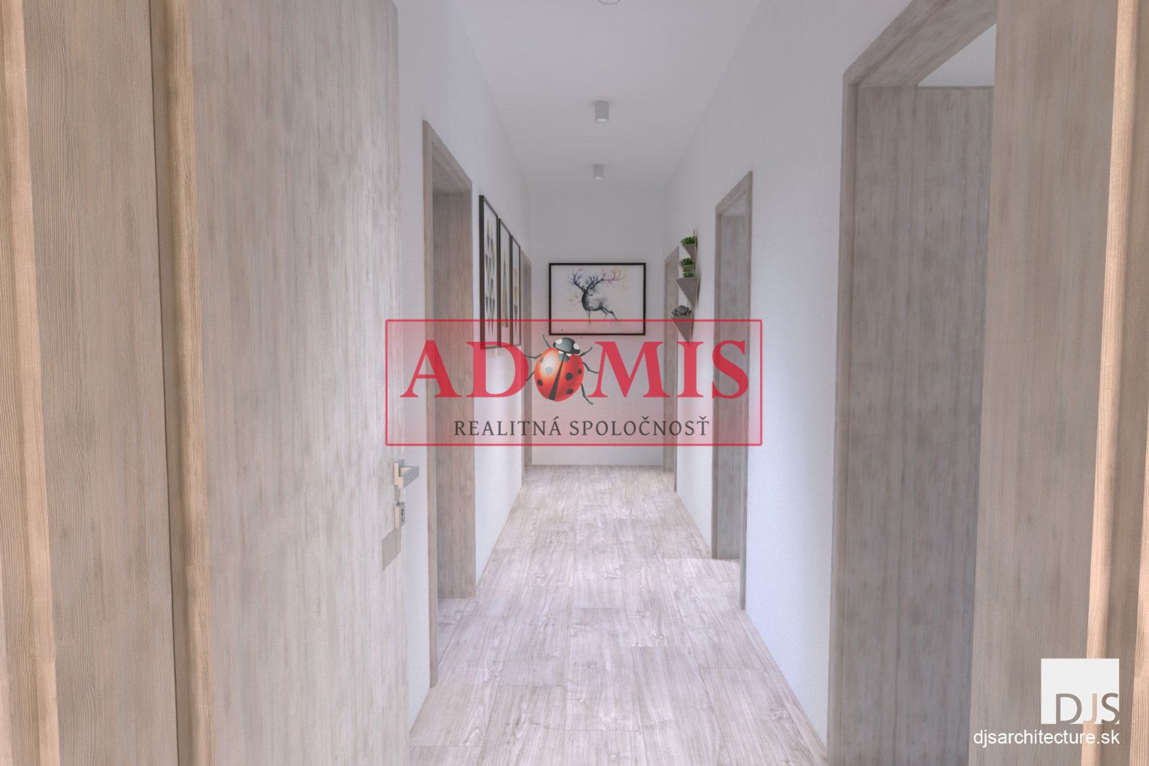 ADOMIS - predáme 4izbový bungalov - Novostavba 140m2 s priestrannou galériou,teraskou,obecná voda,ČOV,Cestice, len 15min z Košíc