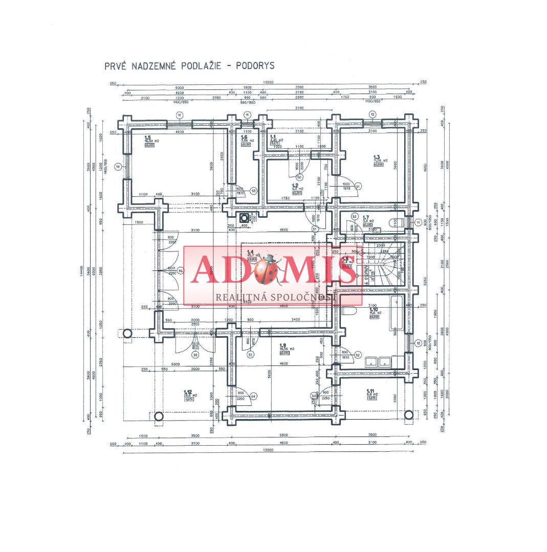 ADOMIS - exkluzívny 5-izb zrubový rodinný dom,Valaliky,3x kúpelňa,391m2,pozemok 944m2,dvojpodlažný,kompletne oplotený