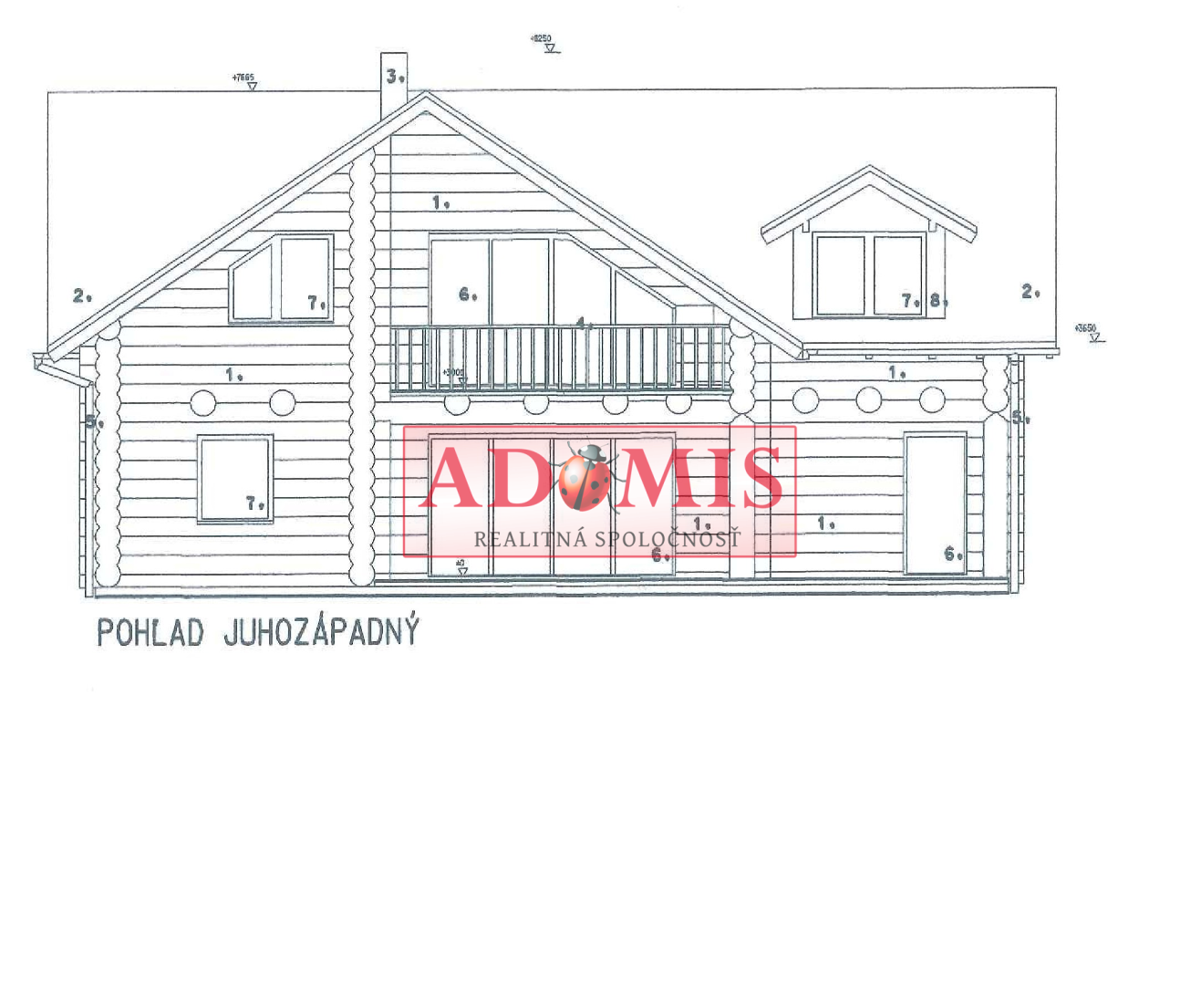 ADOMIS - exkluzívny 5-izb zrubový rodinný dom,Valaliky,3x kúpelňa,391m2,pozemok 944m2,dvojpodlažný,kompletne oplotený