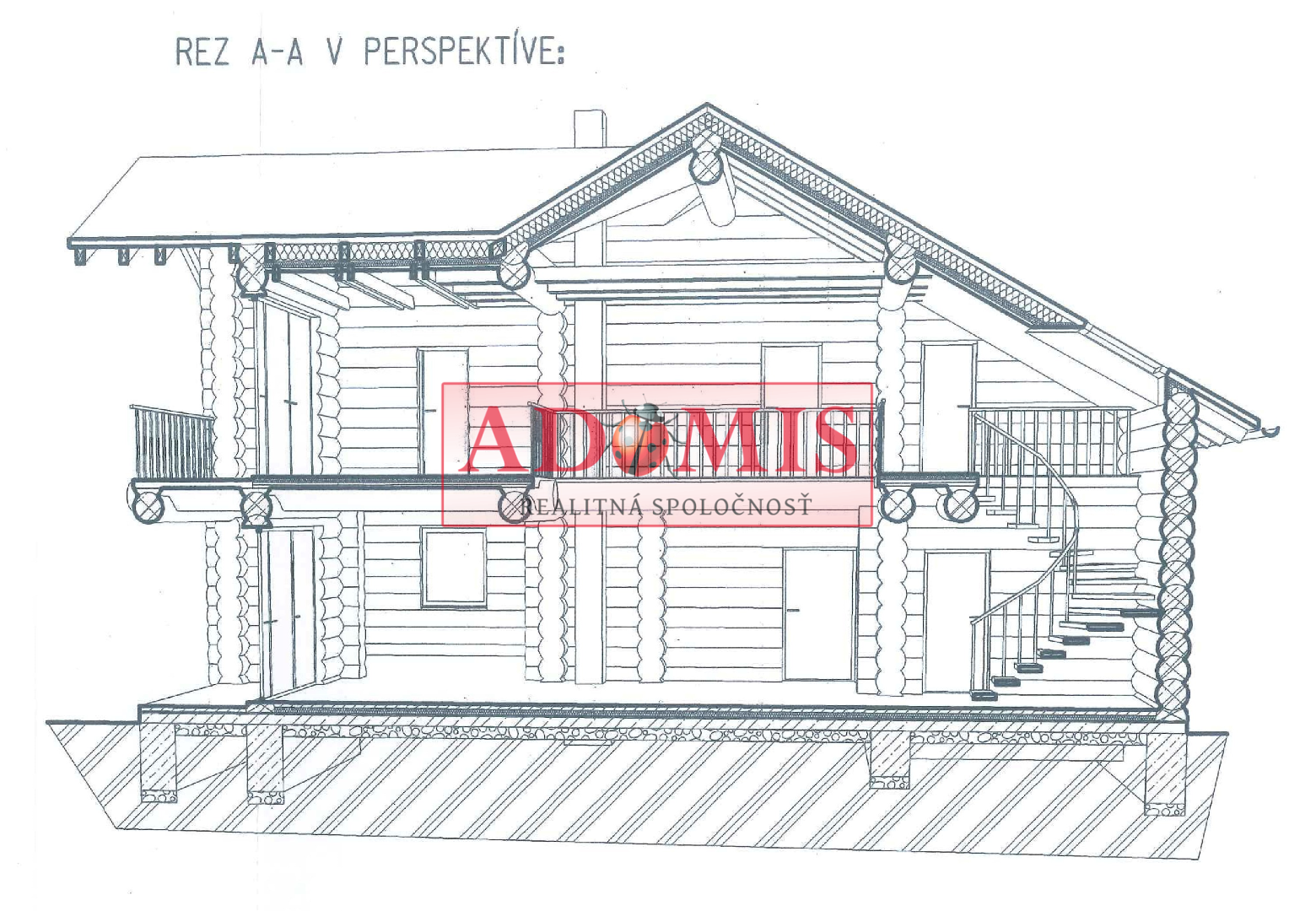 ADOMIS - exkluzívny 5-izb zrubový rodinný dom,Valaliky,3x kúpelňa,391m2,pozemok 944m2,dvojpodlažný,kompletne oplotený