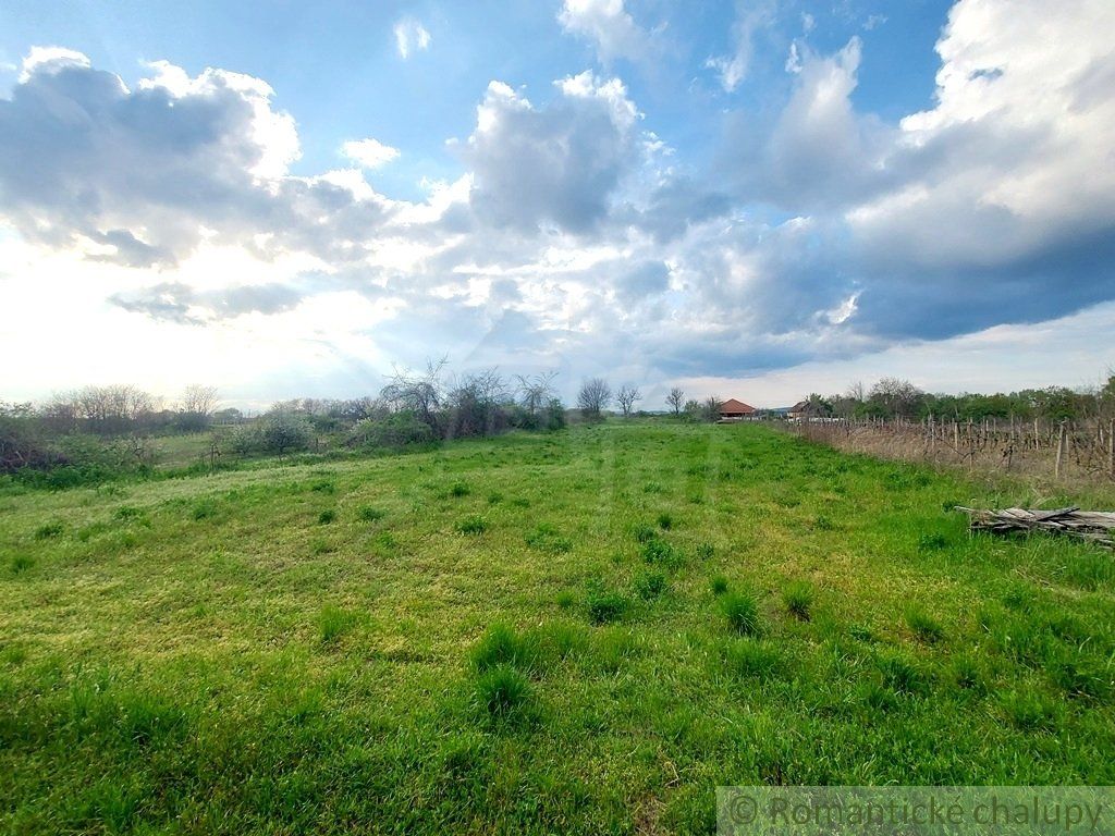 Priestranný 1500 m2 rovinatý pozemok na okraji vinárskej dedinky Moča