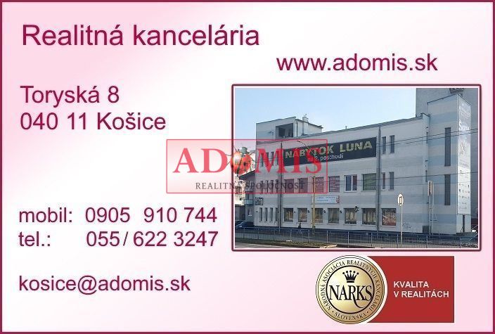 ADOMIS – predaj 2 izbový tehlový byt, kompletná rekonštrukcia, Cesta pod Hradovou, Podhradová, Sever, Košice I