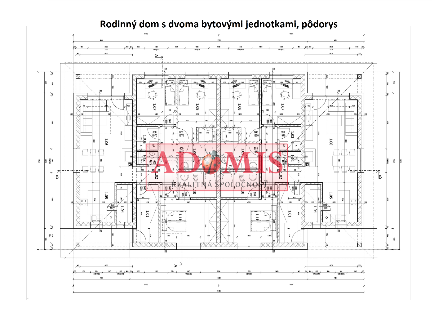 ADOMIS - 4-izb. bungalov, pozemok 6ár,  obec Ploské, 15 km z Košíc,, novostavba, Košice - okolie