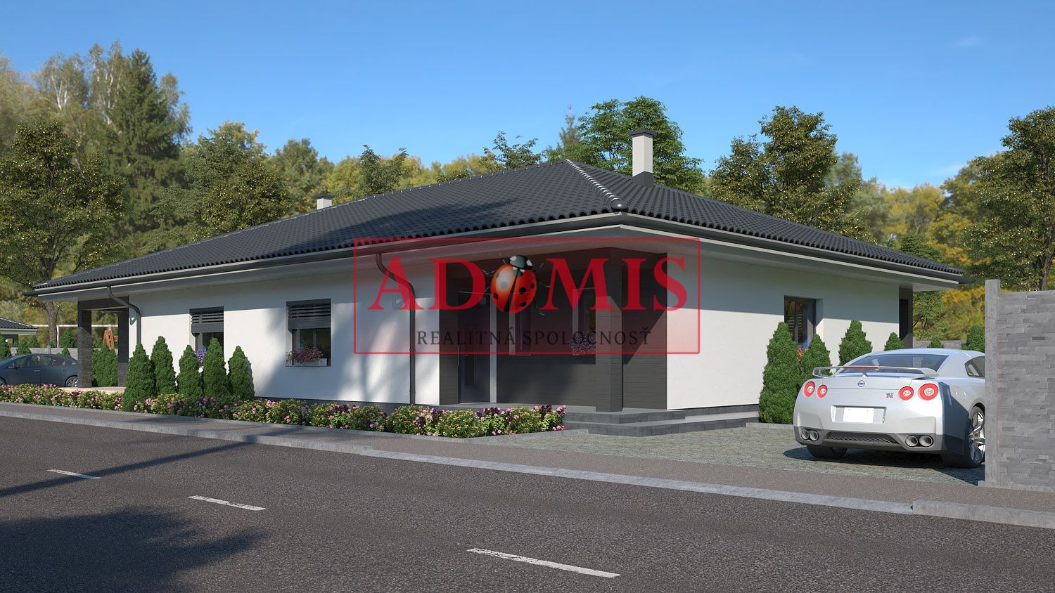 ADOMIS - 4-izb. bungalov, pozemok 6ár,  obec Ploské, 15 km z Košíc,, novostavba, Košice - okolie