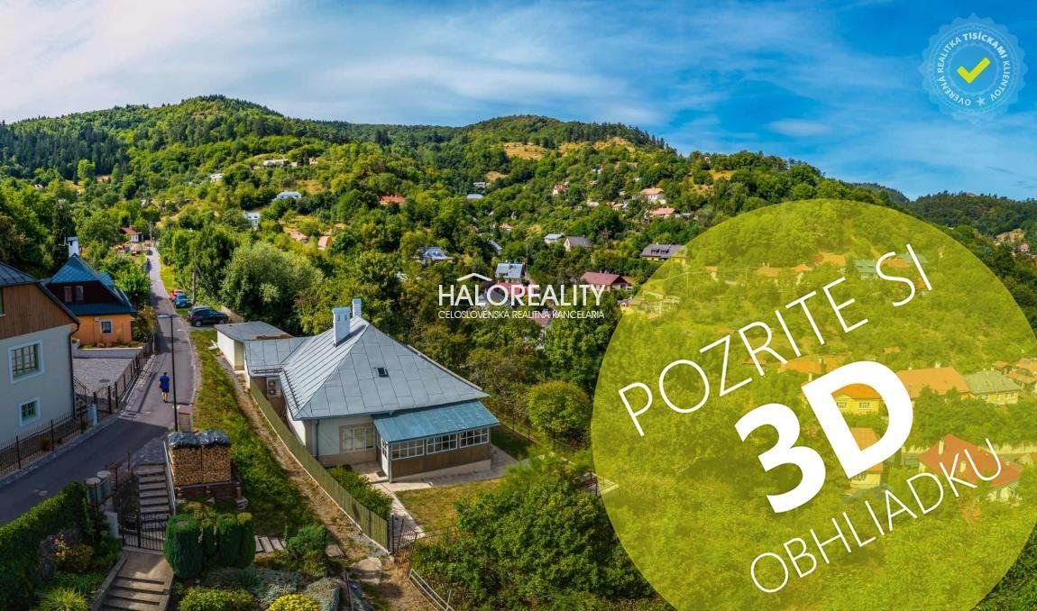 HALO reality - Predaj, rodinný dom Banská Štiavnica, Resla - EXKLUZÍVNE HALO REALITY