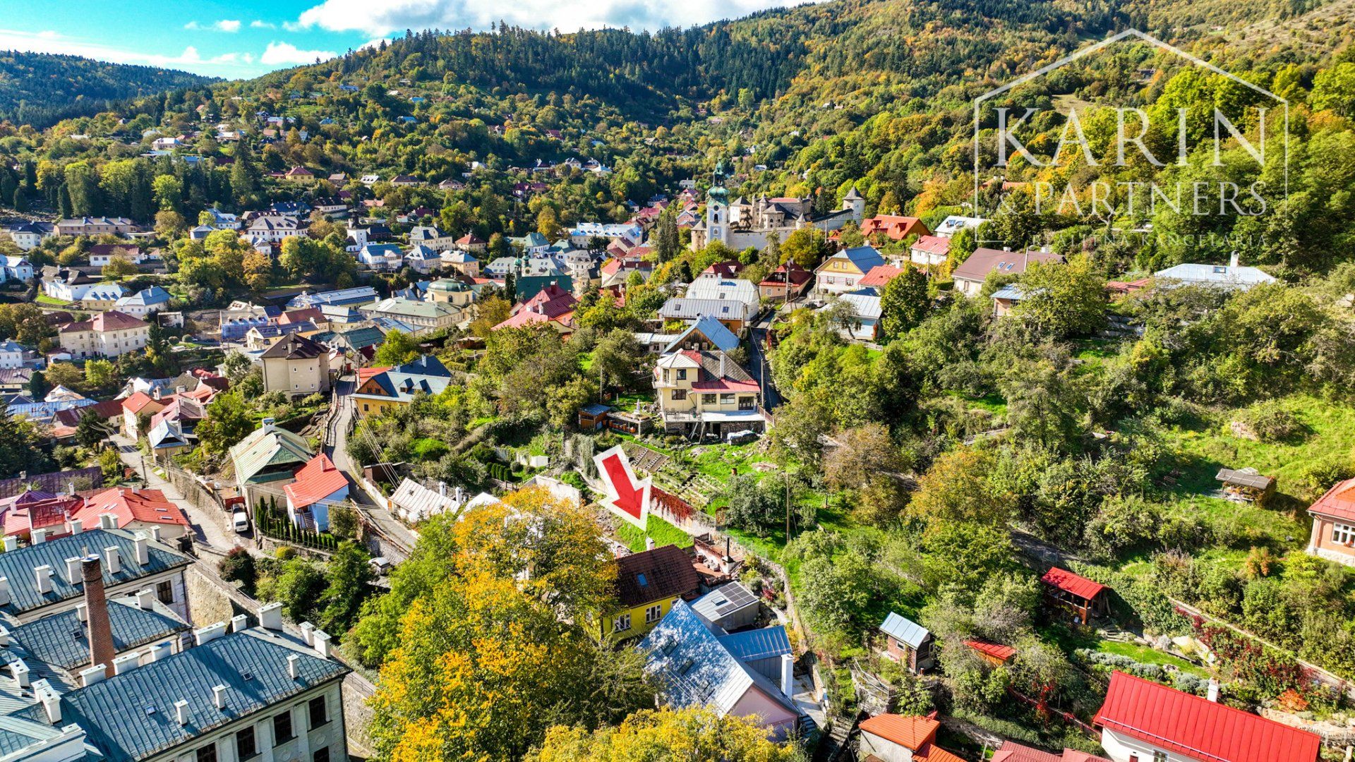 Rodinný dom s terasami v centre mesta Banská Štiavnica