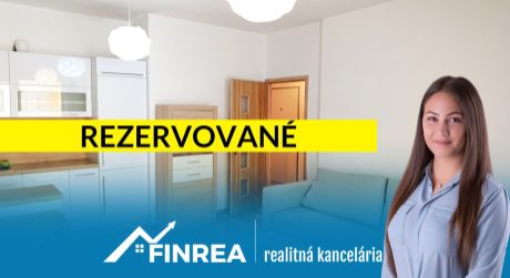 FINREA│REZERVOVANÉ - Prenájom moderného 1-izbového bytu (36 m²) v Martine – Ľadoveň