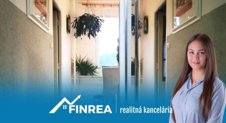 FINREA│Priestranný 3-izbový byt 69,8 m² s krásnym výhľadom na predaj v Martine – Sever