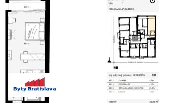 RK Byty Bratislava. Na predaj novostavba, 1 izb. apartman na ul. Žilinská, BA I- Staré mesto.