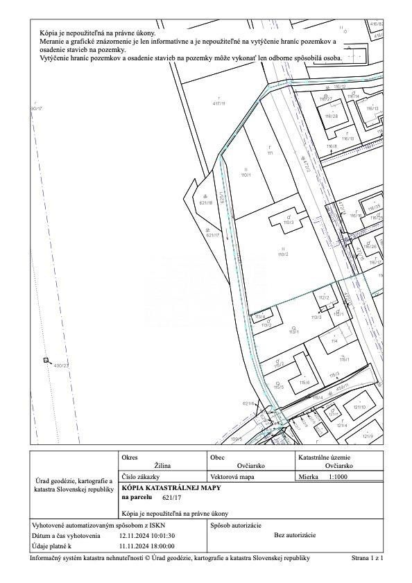 Rekreačný pozemok Ovčiarsko 540m2