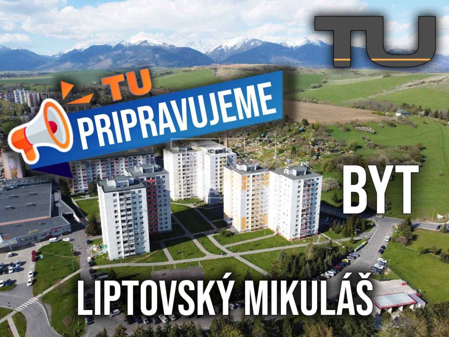 NOVINKA - EXKLUZÍVNE iba v TUREALITY pripravujem do ponuky 3 izb. byt s lodžiou /62m2/ v Lipt. Mikuláši - Podbreziny