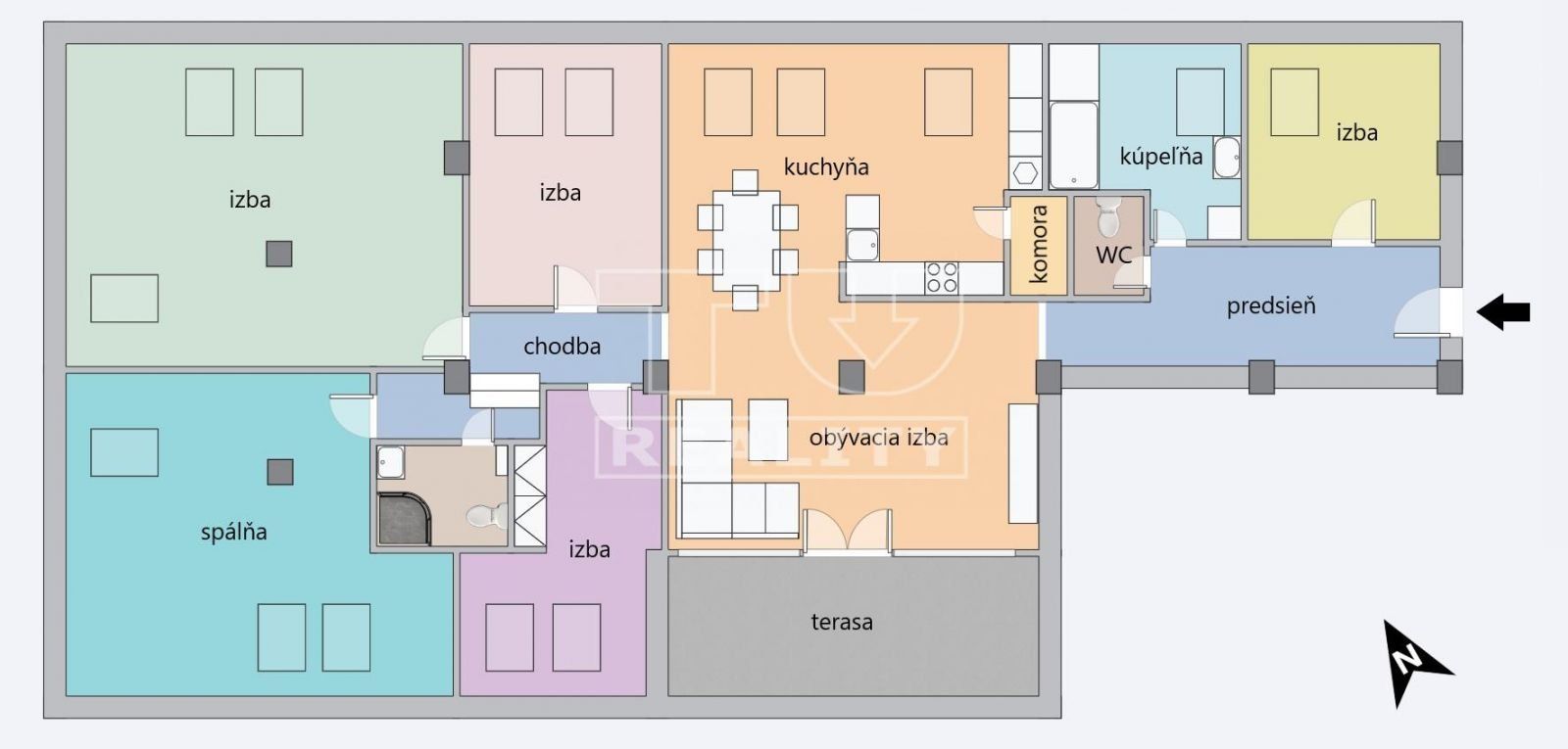 Luxusný 5-izbový byt s terasou -> Váš nový domov so 197 m² pohodlia, BA - NOVÉ MESTO - Pokrok