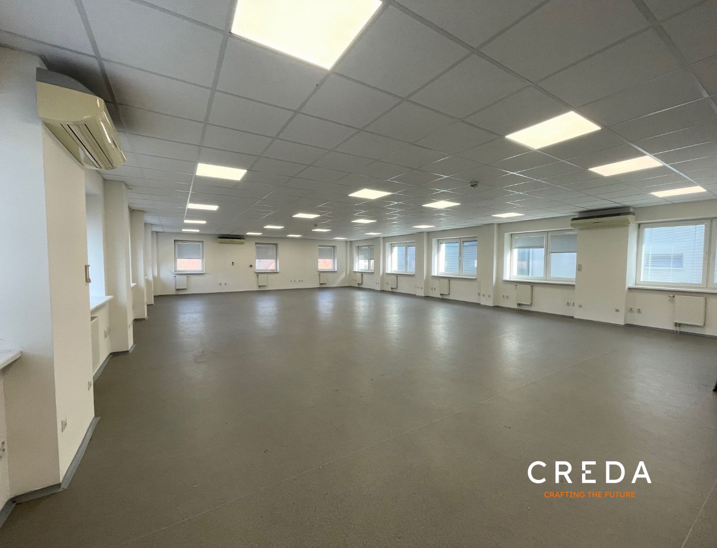 CREDA | prenájom 260 m2 open space kancelárie, Nitra, Vodná