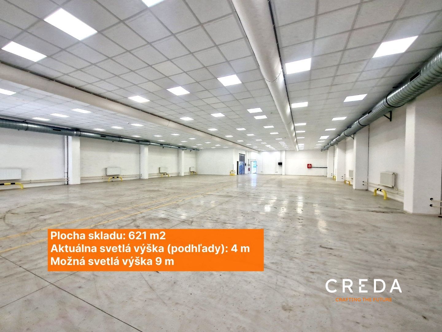 CREDA | prenájom 621 m2 skladové priestory, Bratislava, Stará Vajnorská