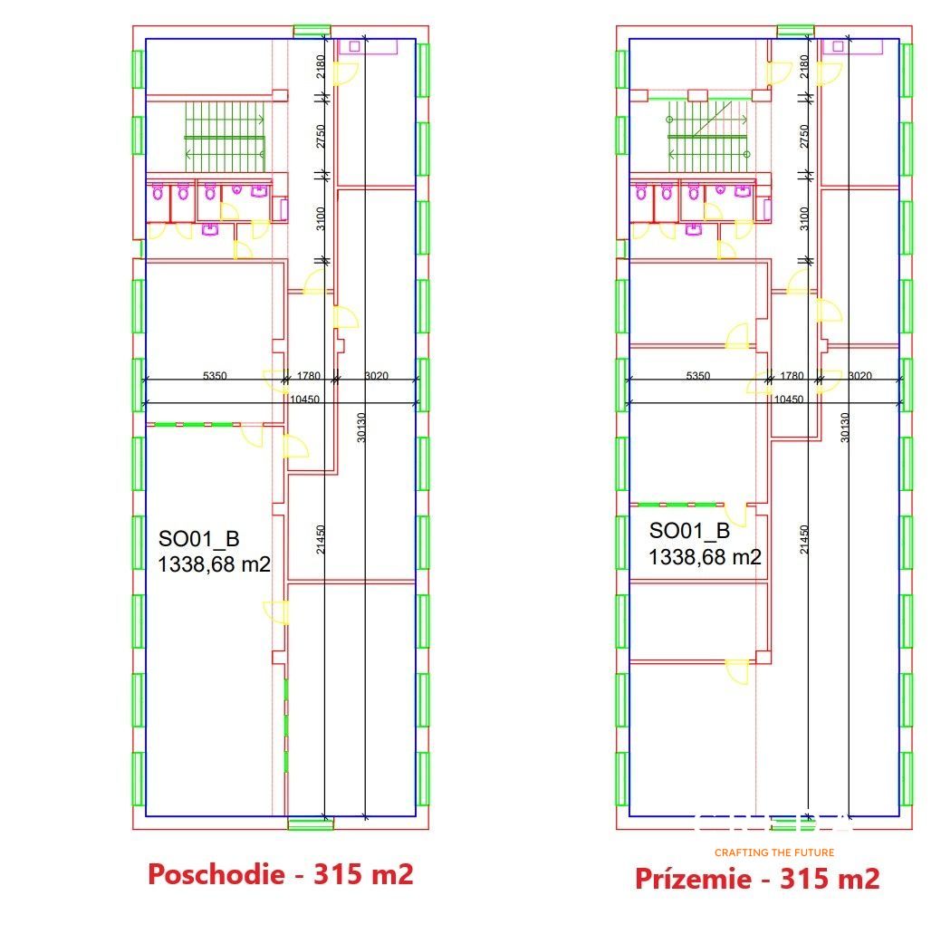 CREDA | prenájom 630 m2 budova, Bratislava - Nové Mesto