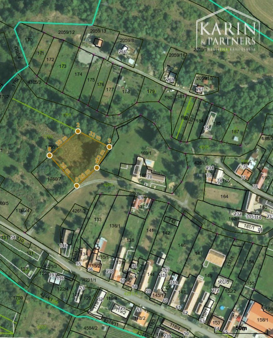 Pozemok určený na výstavbu 1750 m2 blízko kúpeľného mesta Dudince