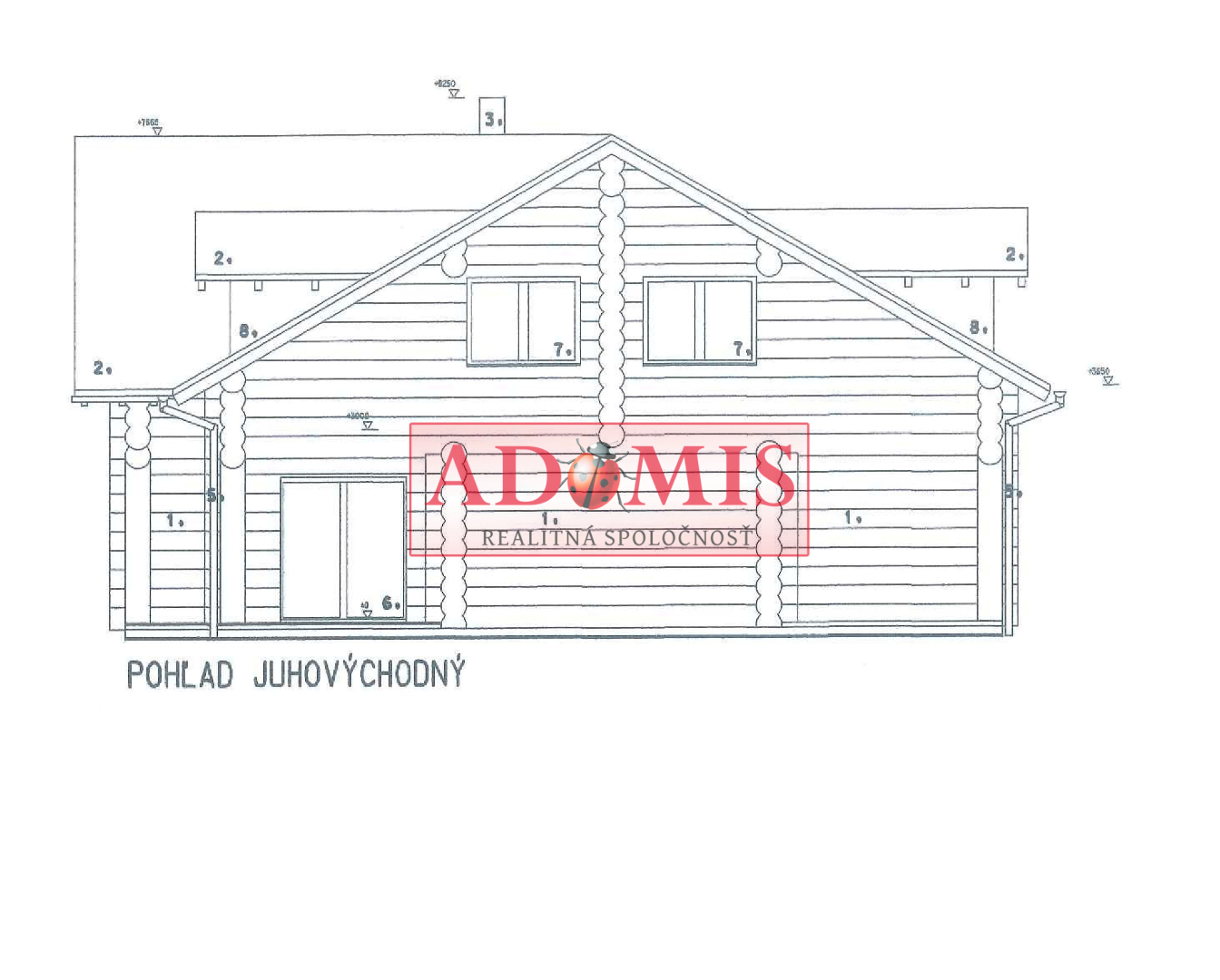 ADOMIS - exkluzívny 5-izb zrubový rodinný dom,Valaliky,3x kúpelňa,391m2,pozemok 944m2,dvojpodlažný,kompletne oplotený