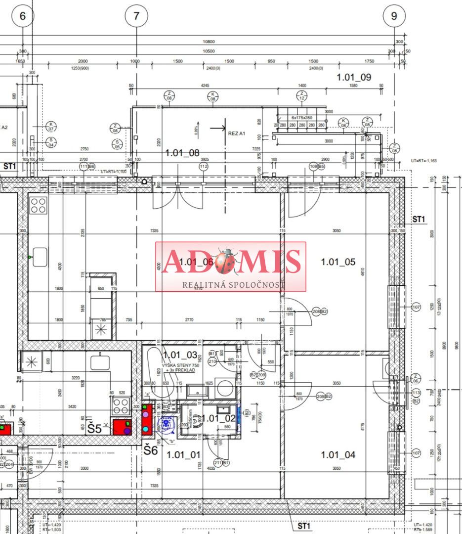 ADOMIS - predáme nadštandardný bezbariérový tehlový 3izbový byt 94,6m2 NOVOSTAVBA,teraska,vlastná záhradka 133m2,parking,Košice - Krásna