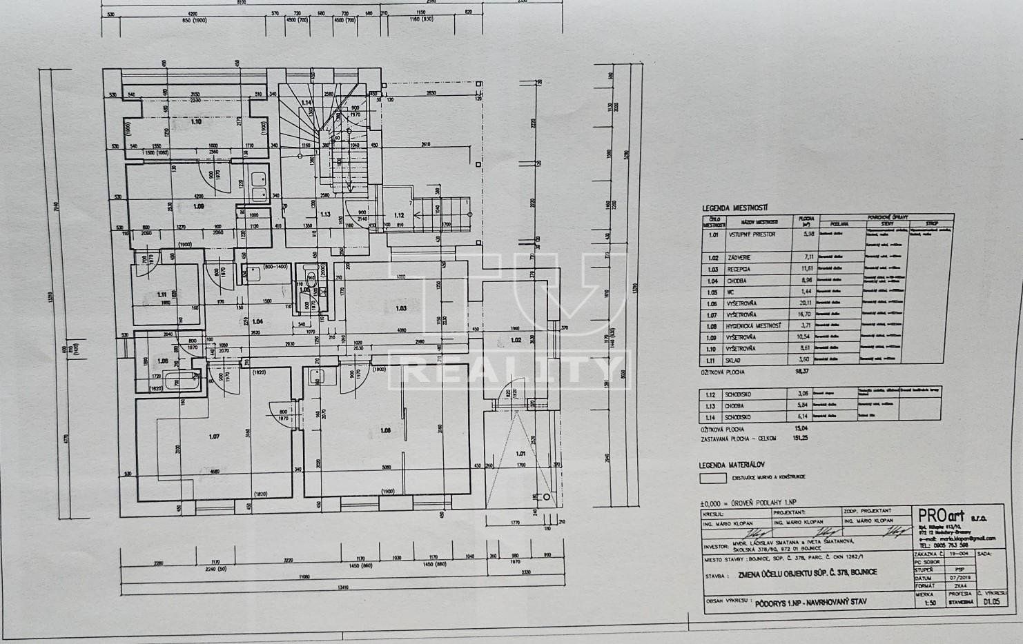 PRENÁJOM / POLYFUNKČNÝ OBJEKT – BOJNICE, 92 m2,