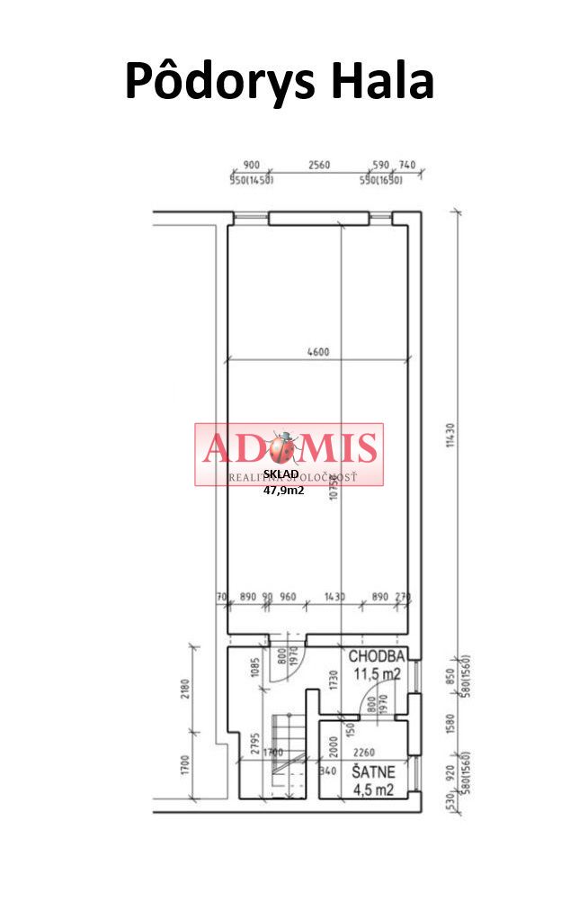 ADOMIS - Predám rodinný dom vhodný na podnikanie + skladové haly, Opatovská cesta, Vyšné Opátske, Košice