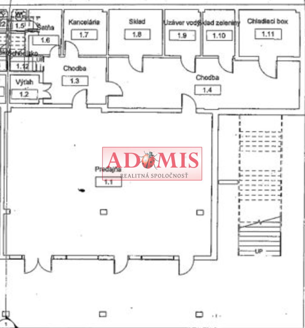 ADOMIS - Prenájom obchodných priestorov 227m2 Buzulucká ulica, OC Latorica Košice, sídlisko Dargovských hrdinov.