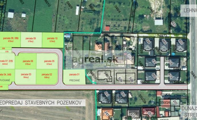 Predaj- atraktívny stavebný pozemok (558 m²) v novej obytnej zóne, Michal na Ostrove – Kolónia (iba 20 min. do Ružinova!)