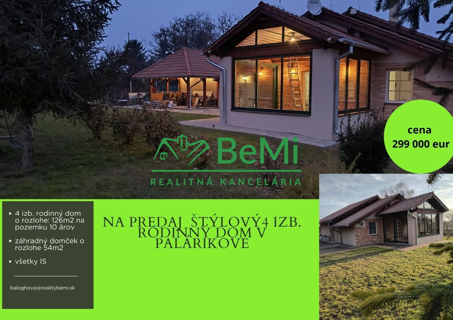 predane Ponúkame Vám na predaj štýlovú novostavbu v  Palárikove - časti Ľudovítov len pár minút od mesta Nové Zámky.