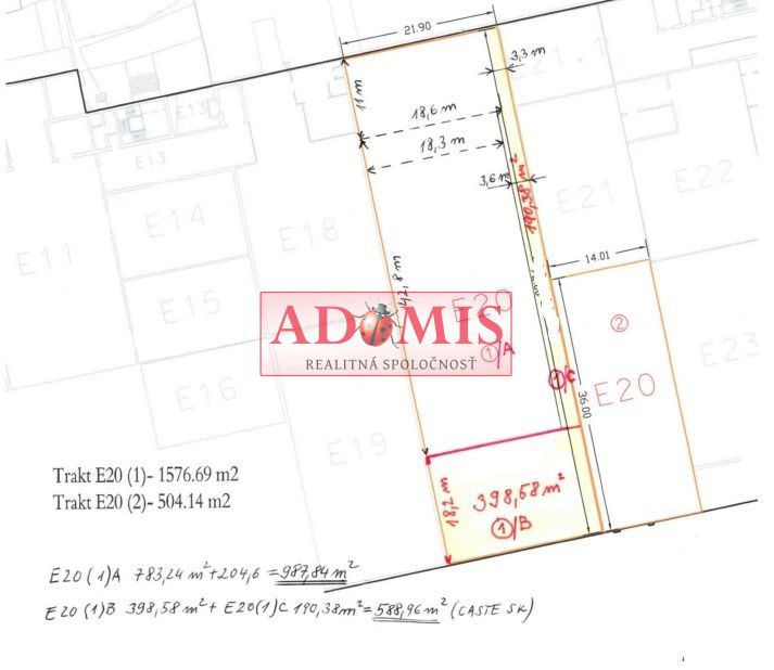 ADOMIS - Prenájom skladových priestorov, 1600m2, Košice