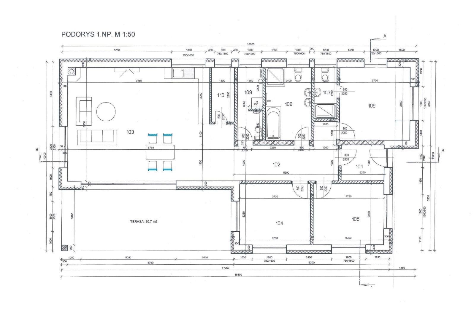 ADOMIS -  vymením bungalov 160m2 za byt,kompletné IS, pozemok 573m2, tepelné čerpadlo,blízka obec za Šacou,Veľká Ida.