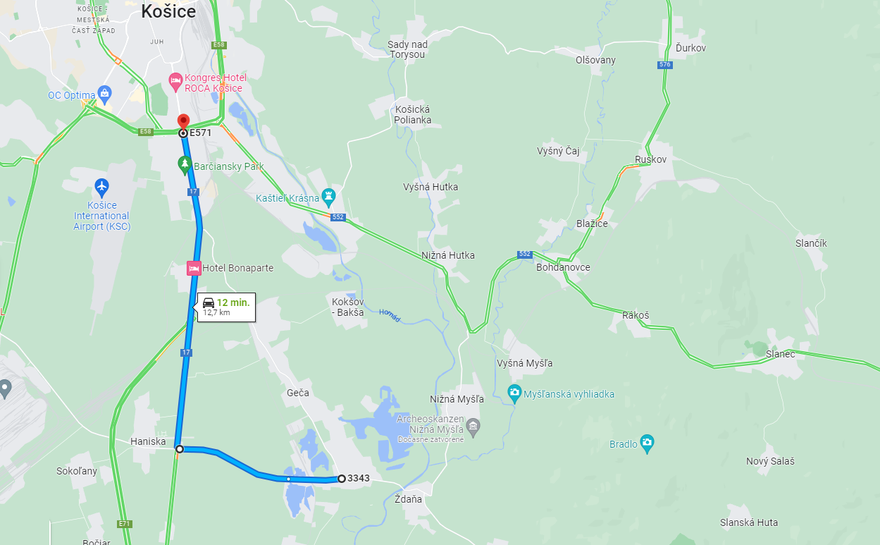 ADOMIS - prenájom hala - výrobná 285m2 s vlastným vykurovaním, 2x vjazd, parkovanie vo dvore, uzavretý strážený areál, Čaňa, iba 12km z Košíc