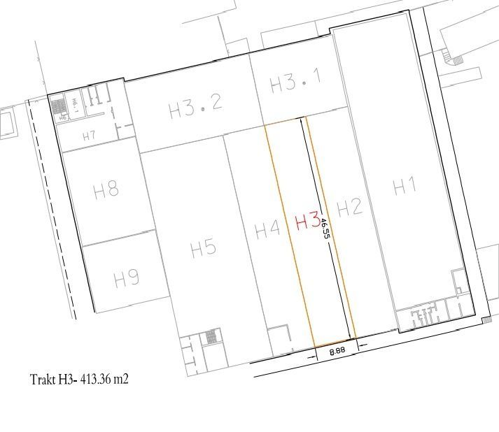 ADOMIS - Prenájom skladových priestorov, 829m2 /413m2+413m2/, Košice