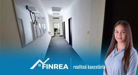 FINREA│Kancelárske priestory/ambulancia 99,93 m² na prenájom – námestie M. R. Štefánika