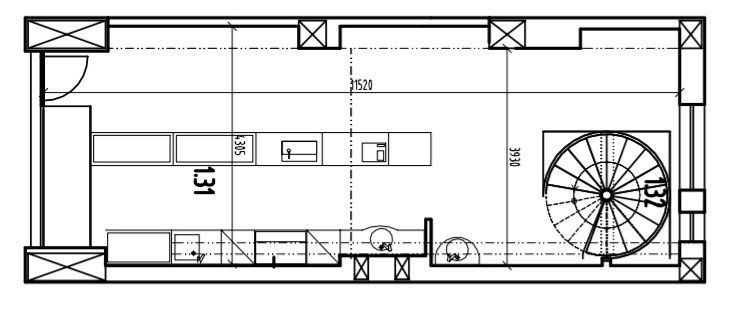 ADOMIS - predáme atraktívny nebytový komerčný priestor v centre Košíc 163m2 s výkladom priamo na ulicu, 2podlažný ul. Pribinova, 20m roh budovy Hlavná