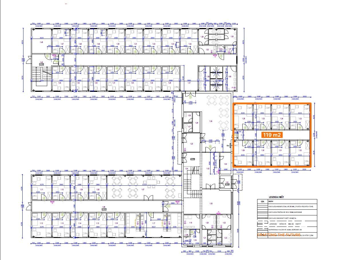 CREDA | prenájom 119 m2 kancelárske priestory, Nitra - Chrenová