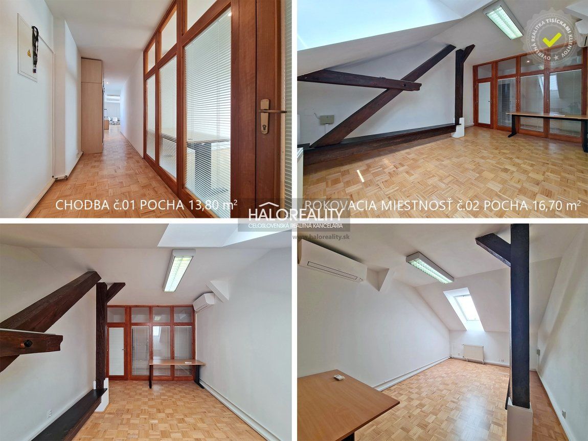 HALO reality - Prenájom, kancelársky priestor Bratislava Staré Mesto, plocha 117,50 m2