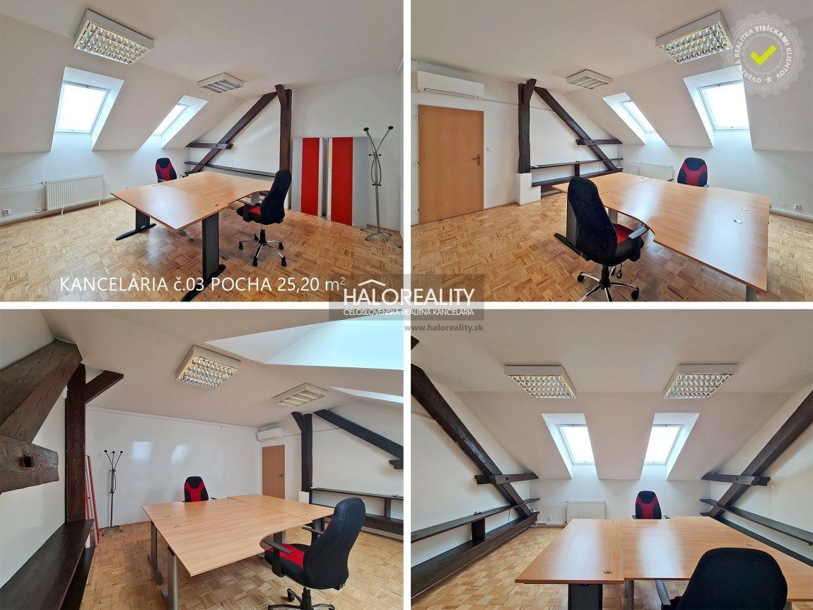 HALO reality - Prenájom, kancelársky priestor Bratislava Staré Mesto, plocha 117,50 m2