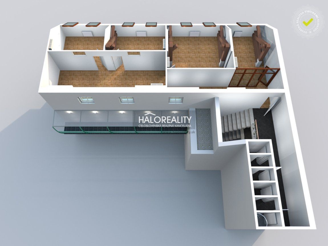 HALO reality - Prenájom, kancelársky priestor Bratislava Staré Mesto, plocha 117,50 m2