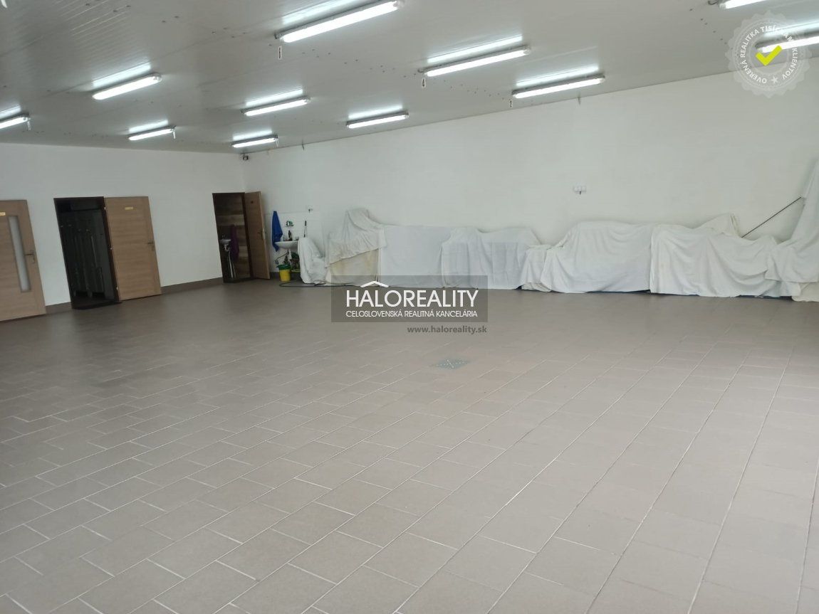 HALO reality - Predaj, skladový priestor Handlová, so sociálnym zázemím - EXKLUZÍVNE HALO REALITY