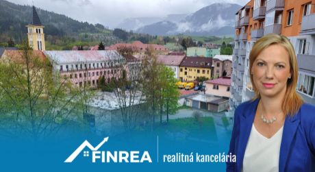 FINREA │Priestranný byt 71m2 v centre Ružomberka – ideálny domov aj investícia!