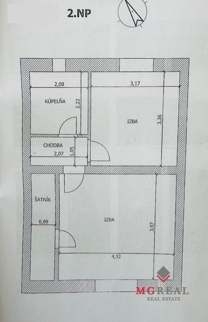 Na predaj 3 i byt v šesťdomku Partizánske so záhradkou