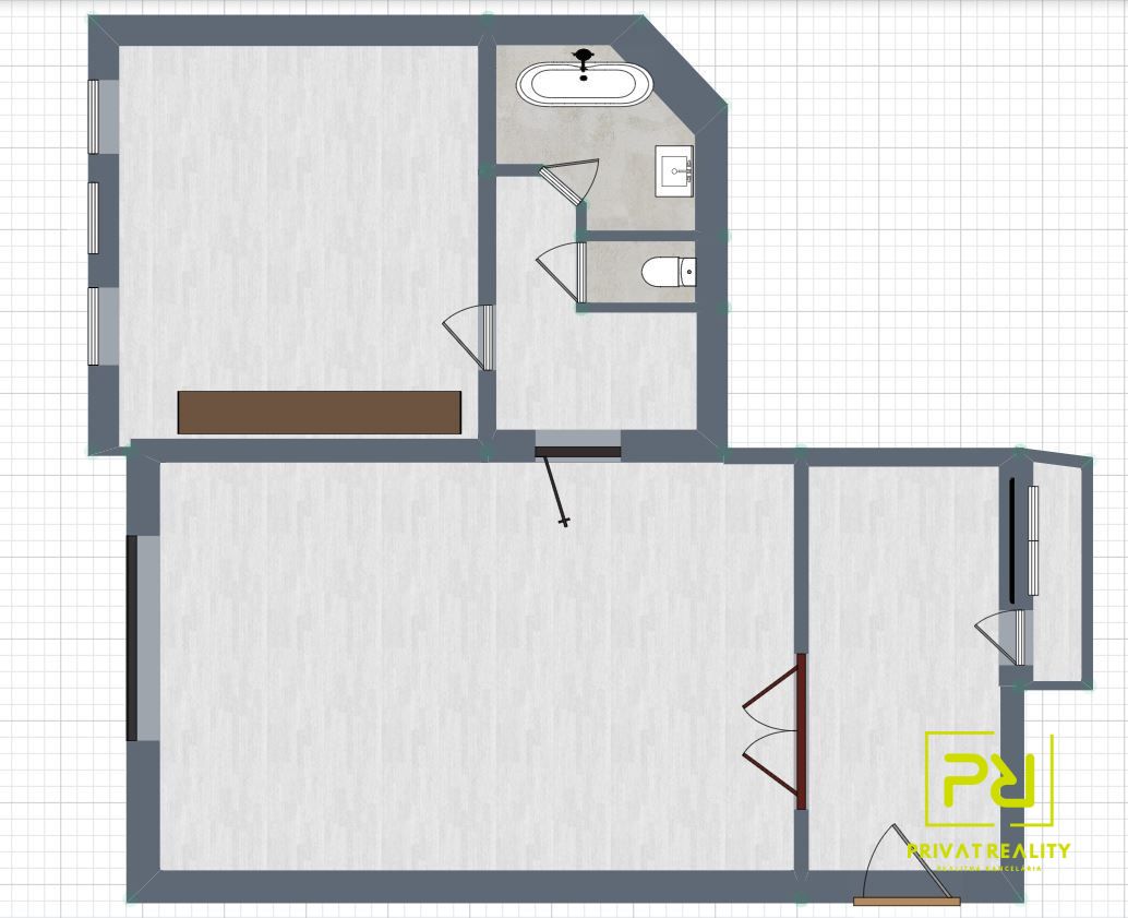 Ponúkame Vám na predaj 2 izbový byt Bratislava-Staré Mesto - 93 m2, Zámockej ulici. + garážové státie.