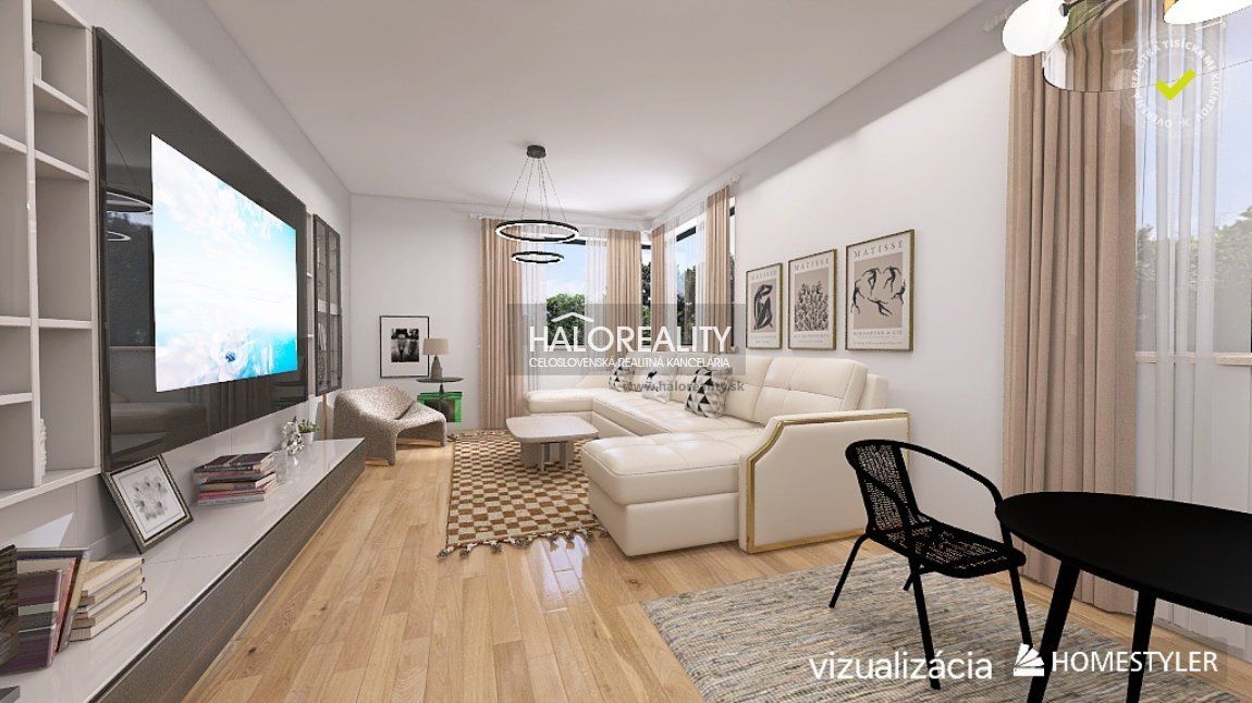 HALO reality - Predaj, dvojizbový byt Bratislava Podunajské Biskupice, +parkovacie miesto, Perličková - NOVOSTAVBA - EXKLUZÍVNE HALO REALITY