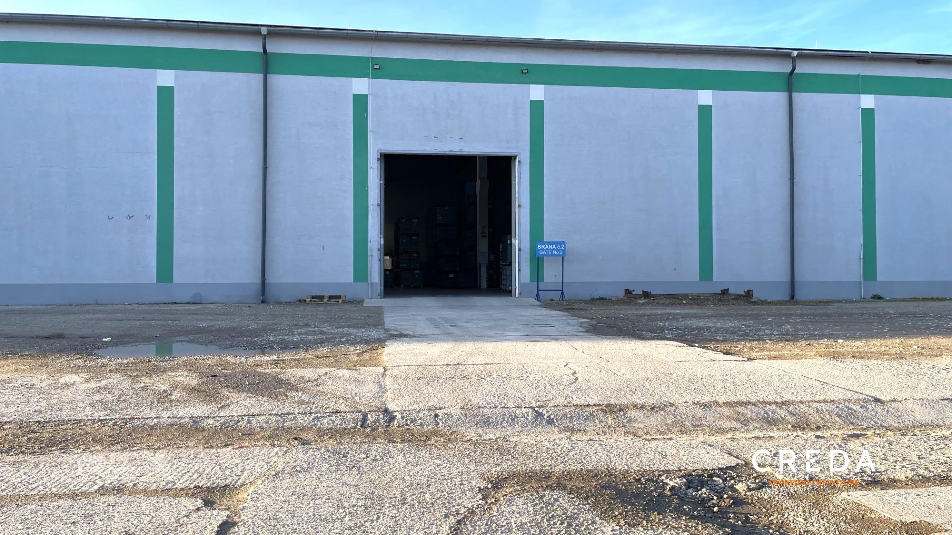 CREDA | prenájom 4 000 m2 skladová hala, Trenčianske Bohuslavice