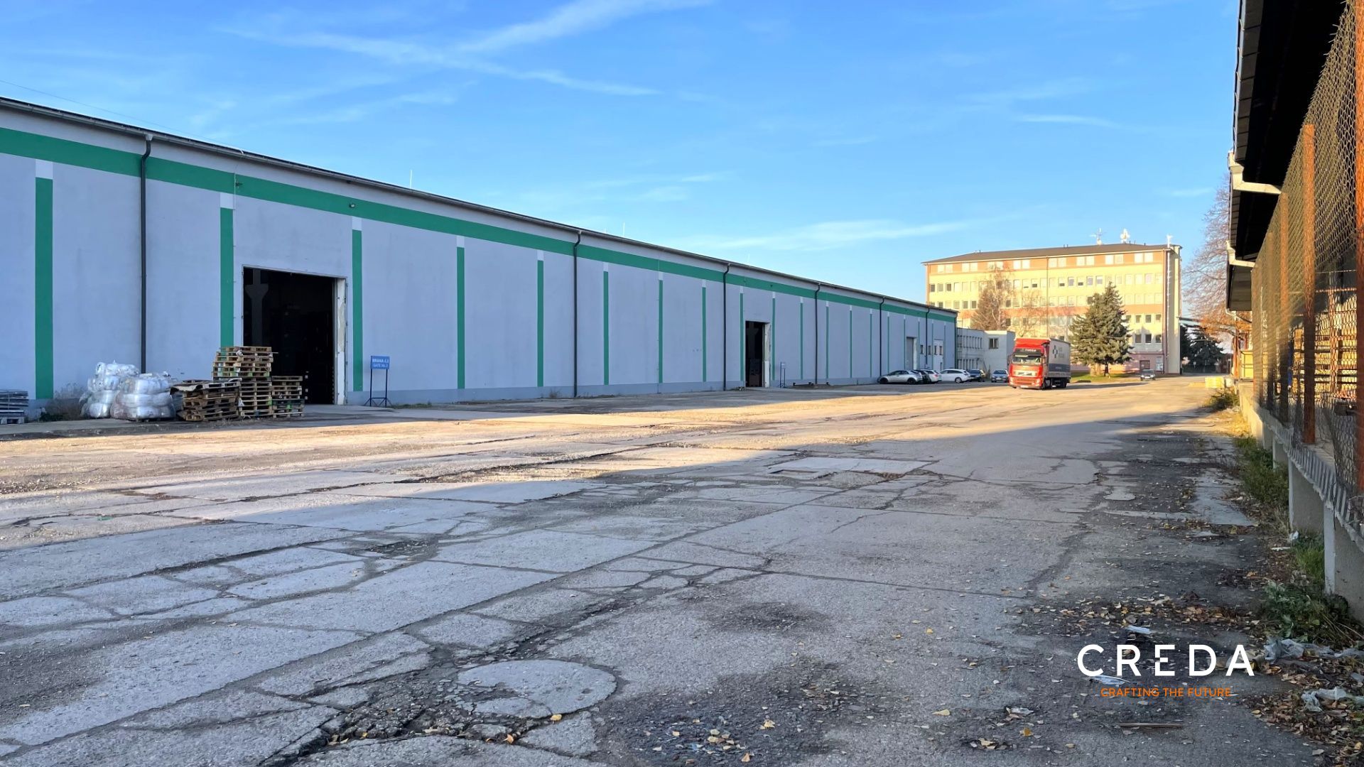 CREDA | prenájom 4 000 m2 skladová hala, Trenčianske Bohuslavice