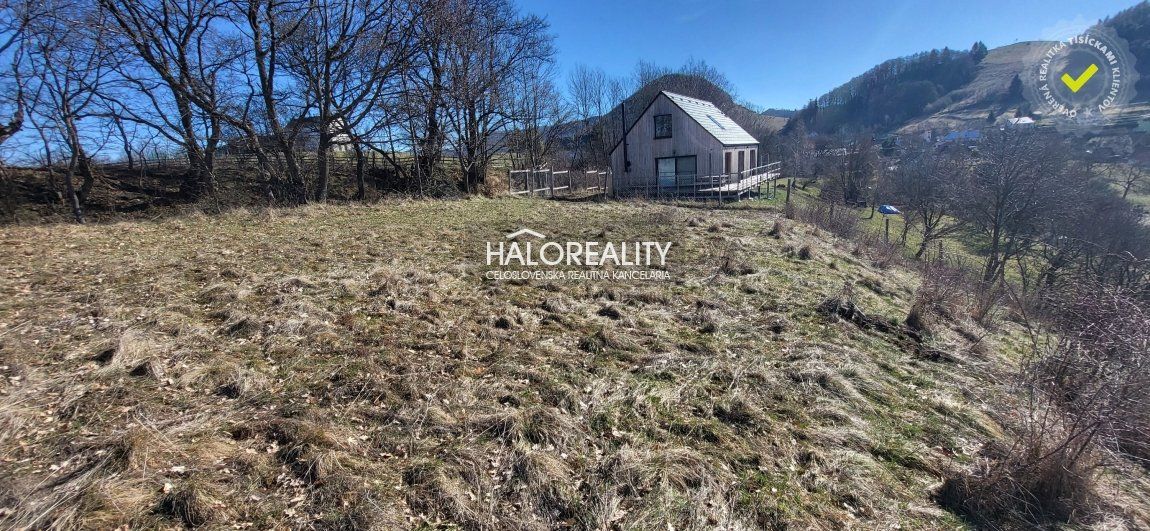 HALO reality - Predaj, rekreačný pozemok Hodruša - Hámre, Kopanice, s možnosťou výstavby chaty - EXKLUZÍVNE HALO REALITY
